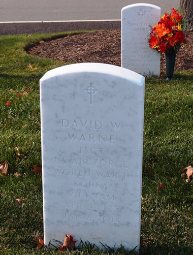 David W Warne Gravestone